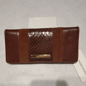 BRAHMIN ADY WALLET PECAN WINDSOR